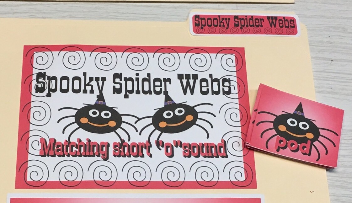 File Folder Game – Activity Set – Teaching Supplies READING