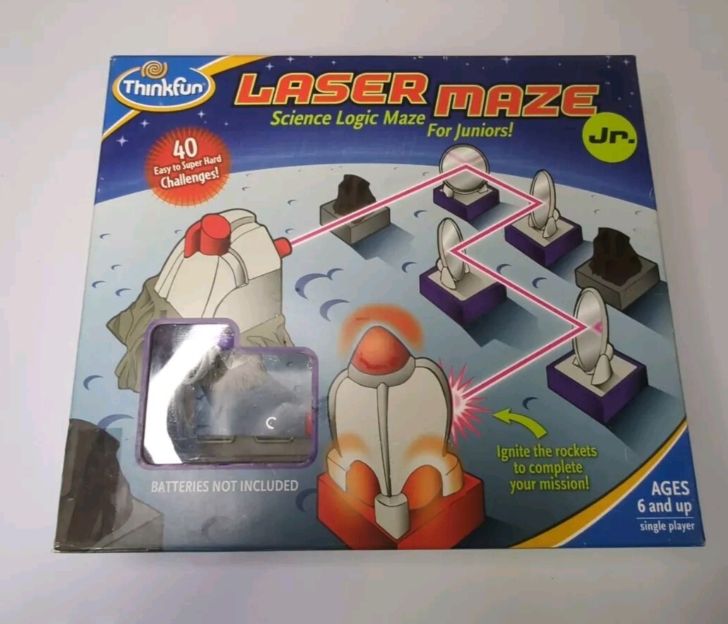 LASER MAZE JR ThinkFun Science Logic Maze 40 Challenges