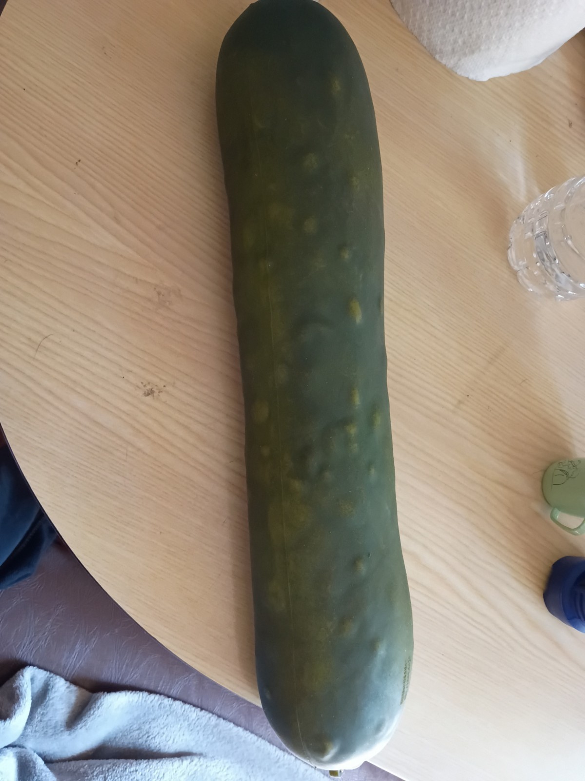 Crazy Fun SmushMart Pickle Jumbo Squishy Sensory Toy Green Stress Relief Pickle