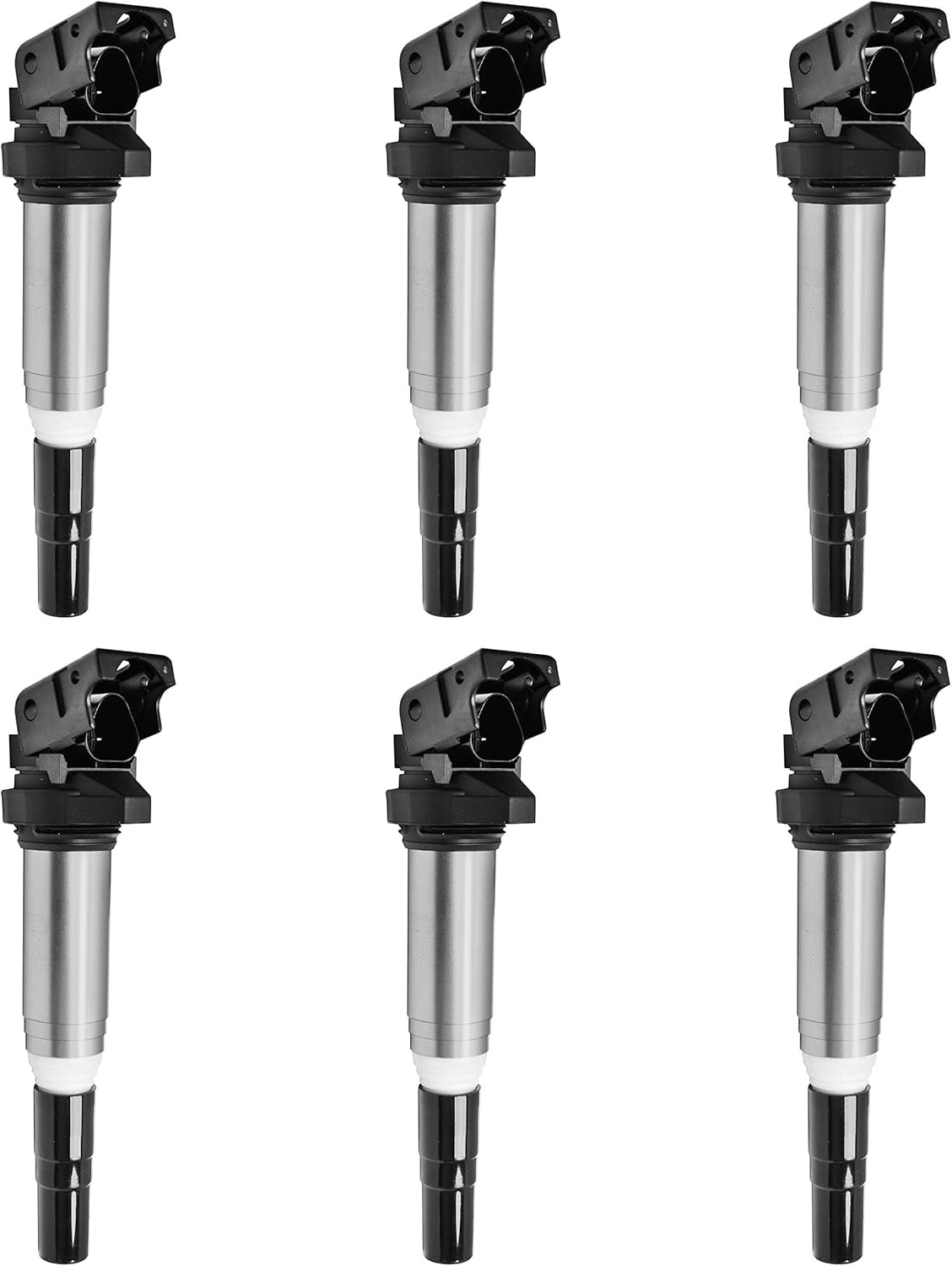 Set of 6 Ignition Coil Pack Compatible with BMW 128i 135i 323i 325i 330i 335