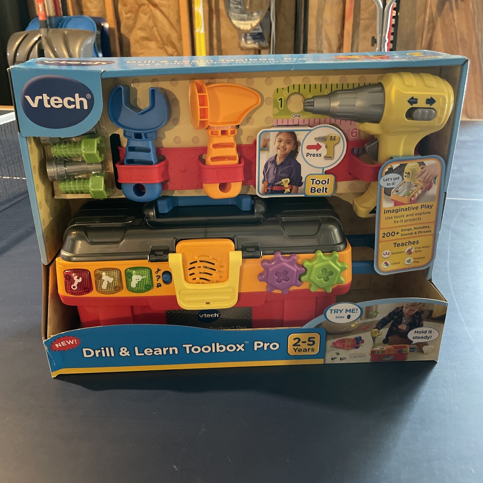 VTech Drill & Learn Toolbox Pro, New in Box, Free Shipping