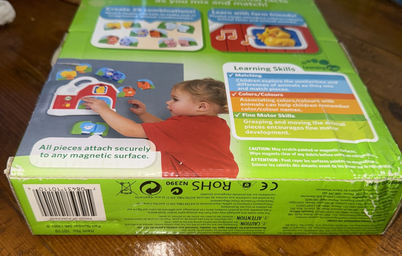 Leap Frog Fridge Farm Magnetic Animal Set Learning Path #10110 2008 version