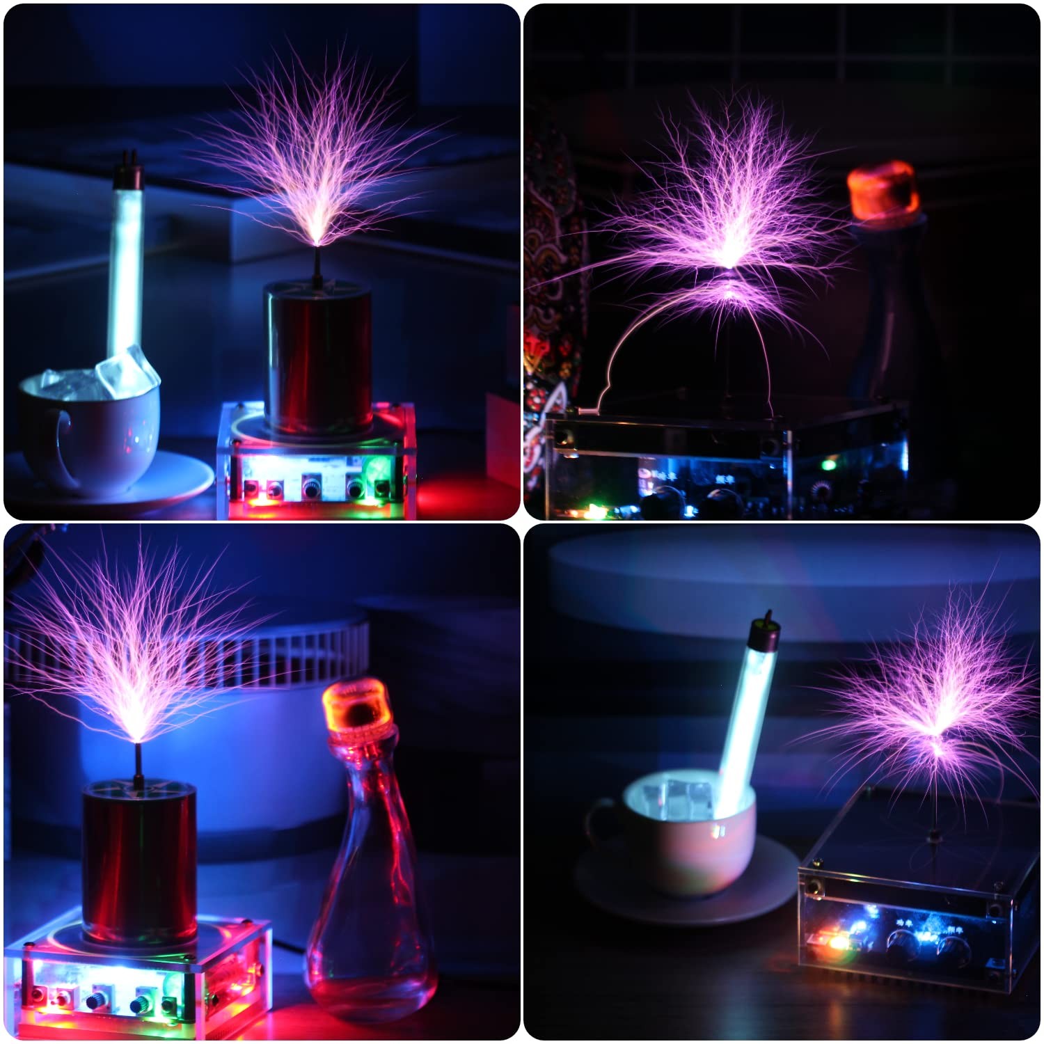 Tesla Coil Wireless Transmission Demonstration Tool Lamp Glow Tube Neon Light…