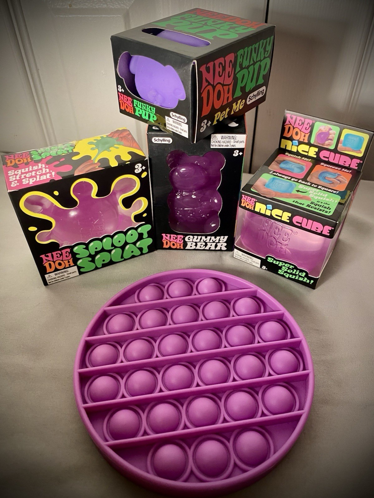 BRAND NEW! AUTHENTIC 100% REAL SEALED SCHYLLING NEEDOH PURPLE BUNDLE 💜