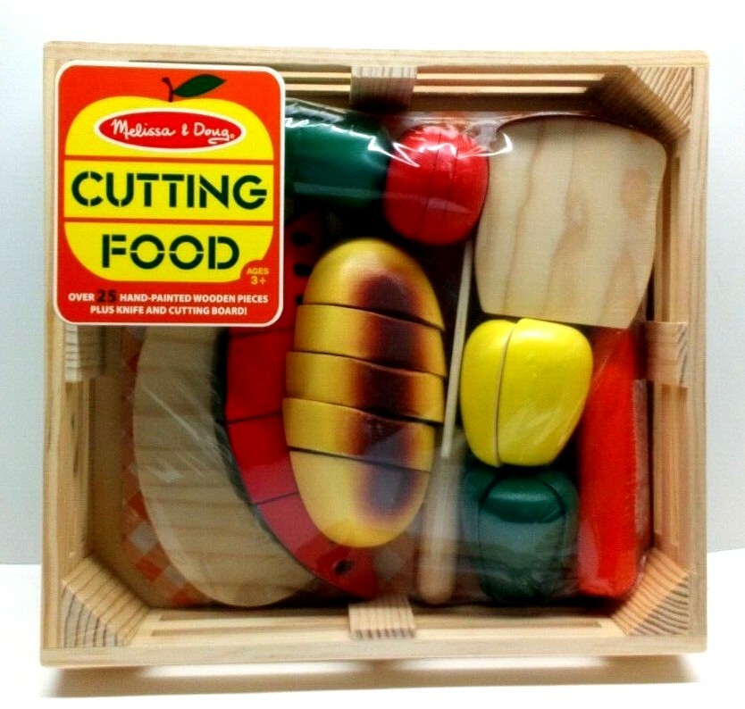 Melissa & Doug Cutting Food Wooden Play Food