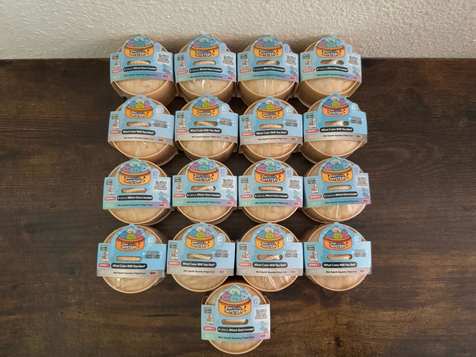 Squishy Dumplings Mini Bun RMS Rainbow Mystery Viral Lot Of 17 Authentic
