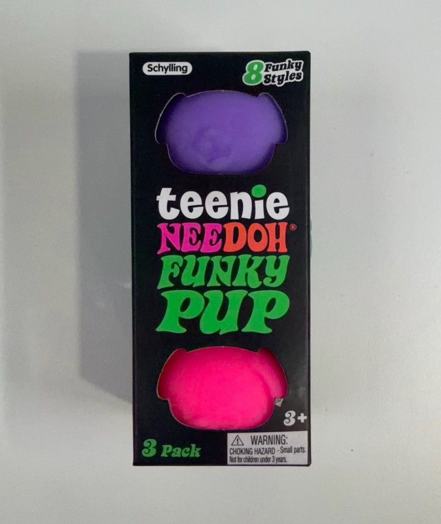 Schylling NEEDOH Teenie NEEDOH Funky Pup 3 Pack