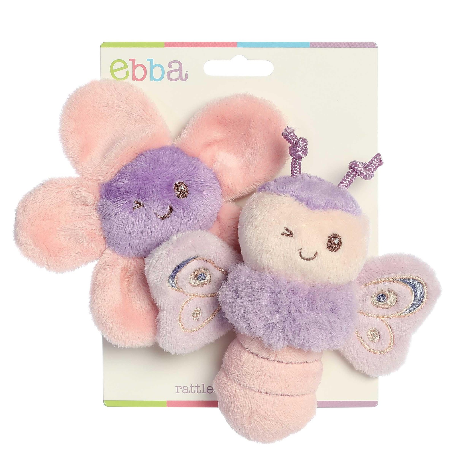 Ebba™ Playful Flutterflies™ Flutterfly™ Rattle & Crinkle Set Large, Purple