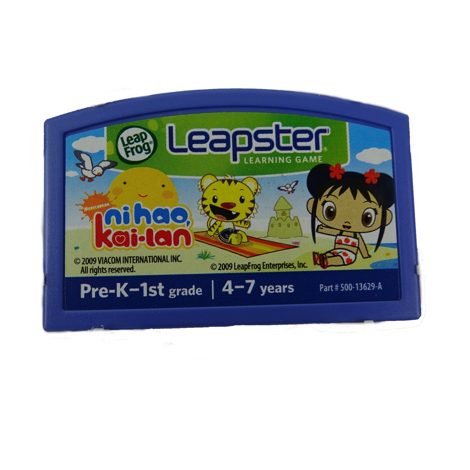 Leapfrog Leapster Nihao Kailan Beach Day Learning Cartridge 4-7 yrs 1&2 Systems