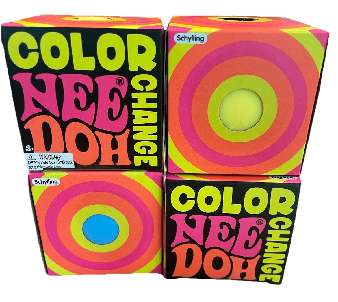 X4 Needoh Color Changing Cubes Multicolored Lot By Schylling
