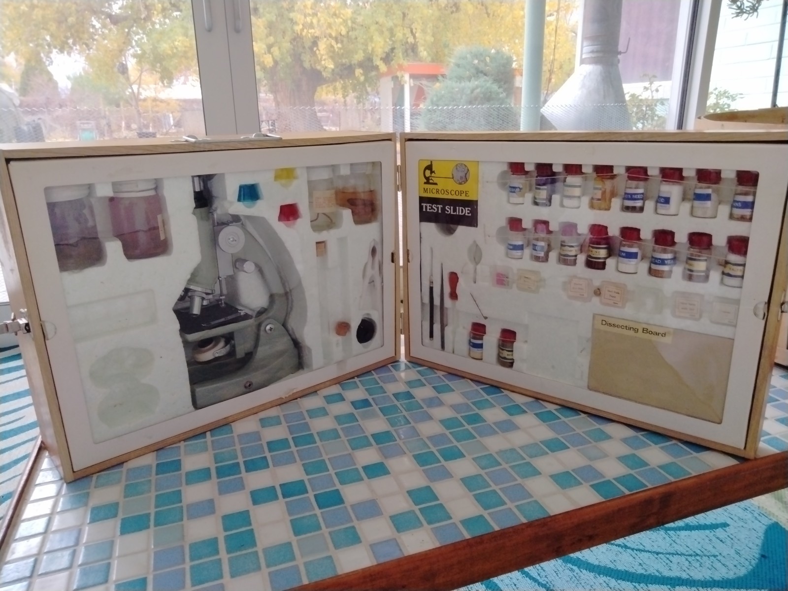 Vintage Tasco 960 Super Deluxe Zoom Microscope Kit 5x-1200x