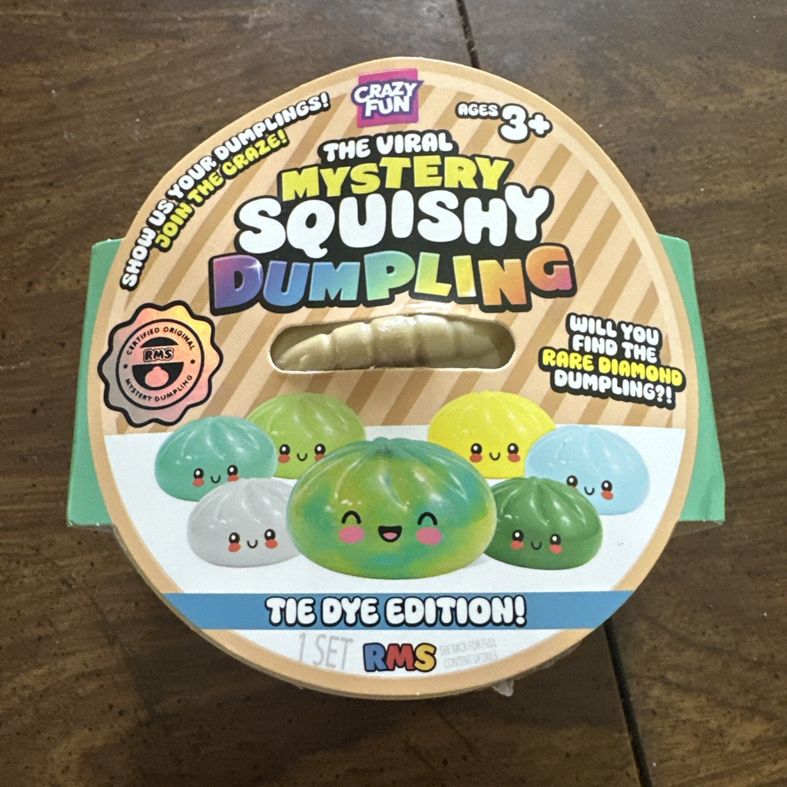 The Viral Squishy Dumpling “Tie Dye Edition” Crazy Fun RMS 2026 (100% AUTHENTIC)