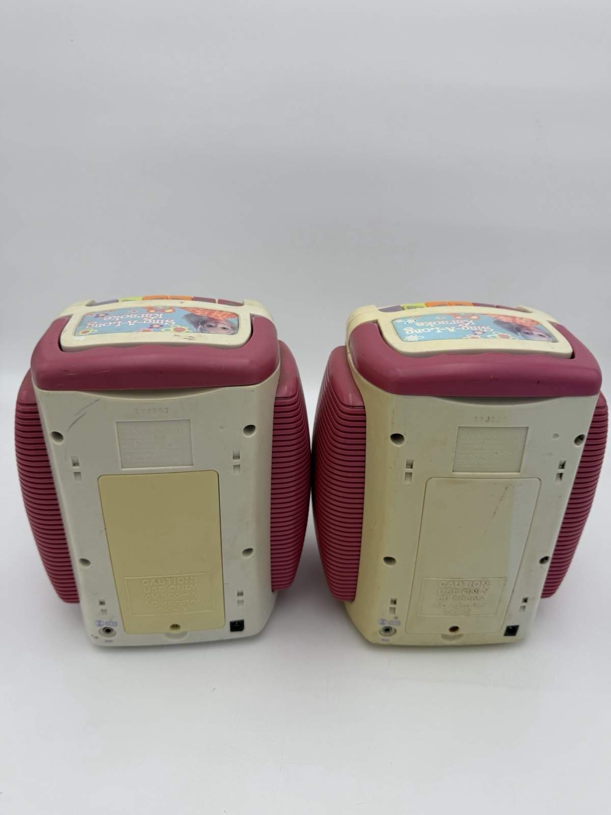 2 Vintage 2002 Mattel Barbie Sing A Long Karaoke Cassette Player Tested