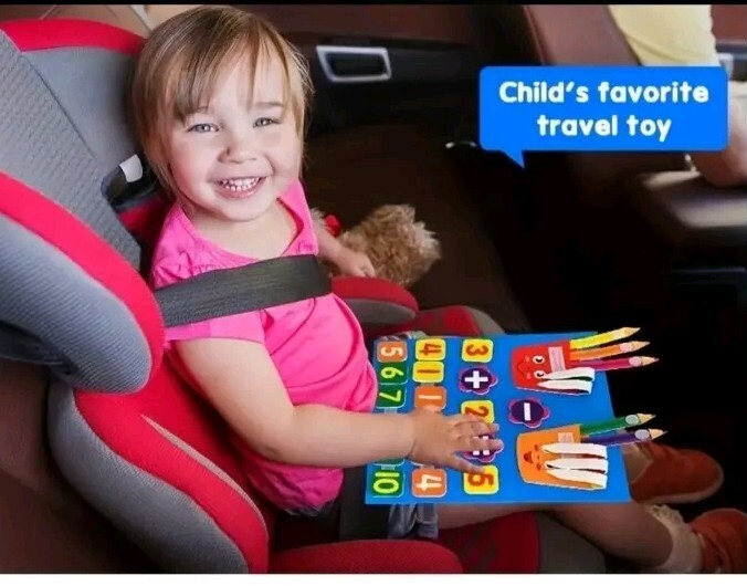 Preschool Educational Math Counting Early Learning Toy For Toddlers Soft Felt