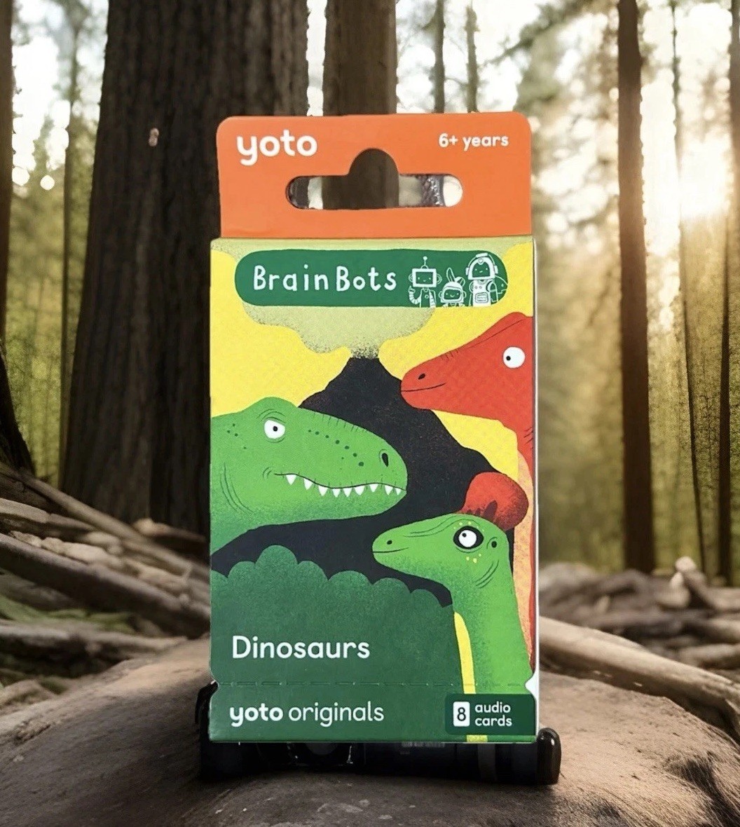 New Yoto BrainBots: Dinosaurs Audio Card Collection 8 Card Pack 4 Hours Age 6+