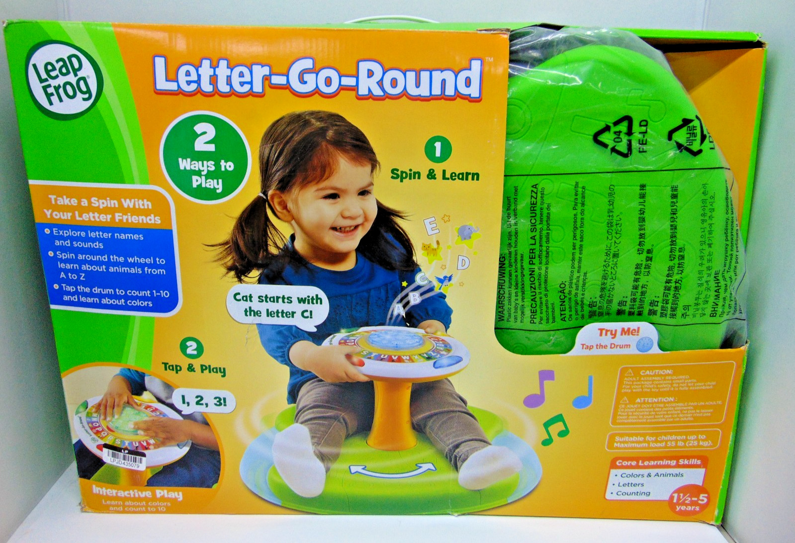 Leap Frog Letter-Go-Round, 2 ways to play