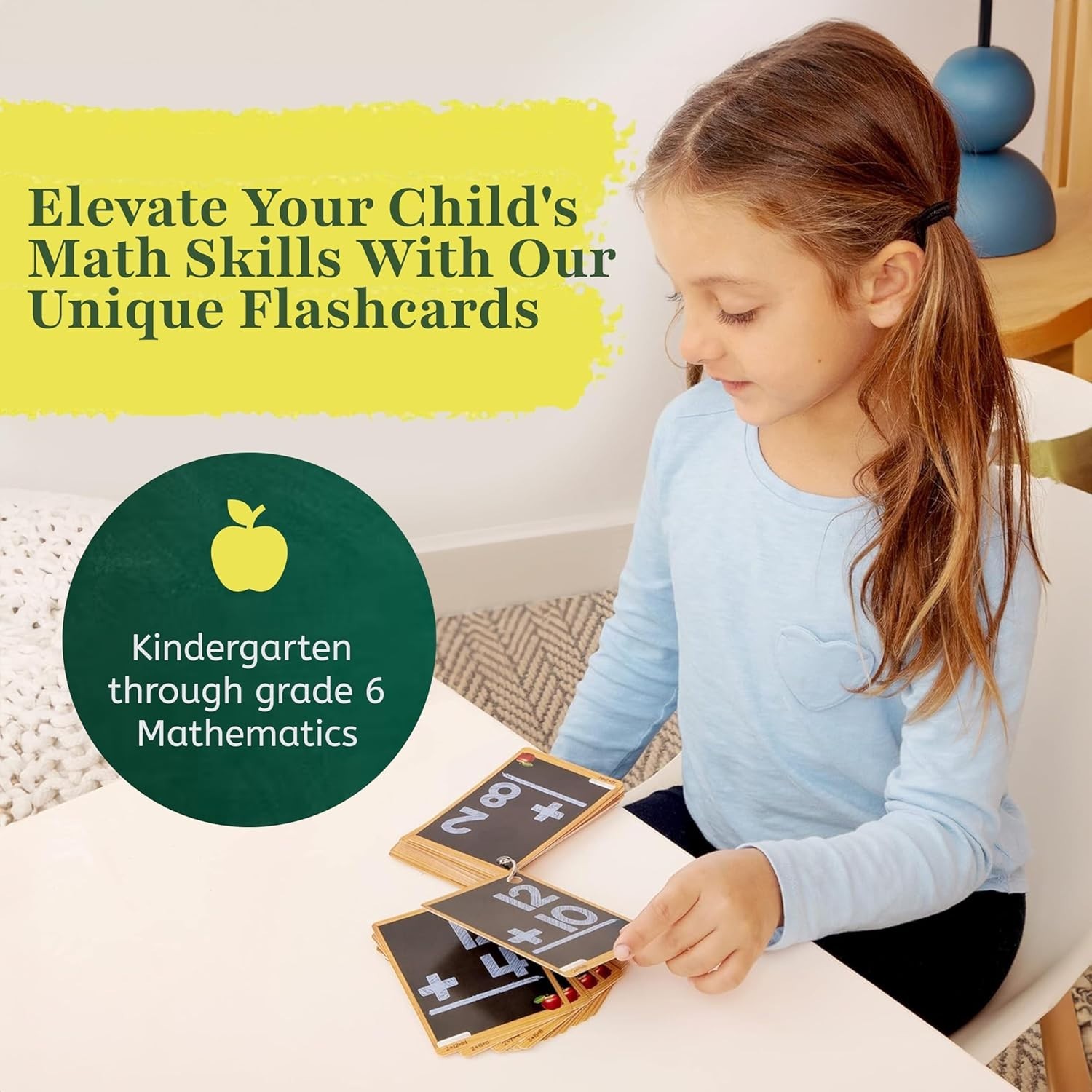Color-Coded Math Flash Cards Set – 1st to 4th Grade Learning