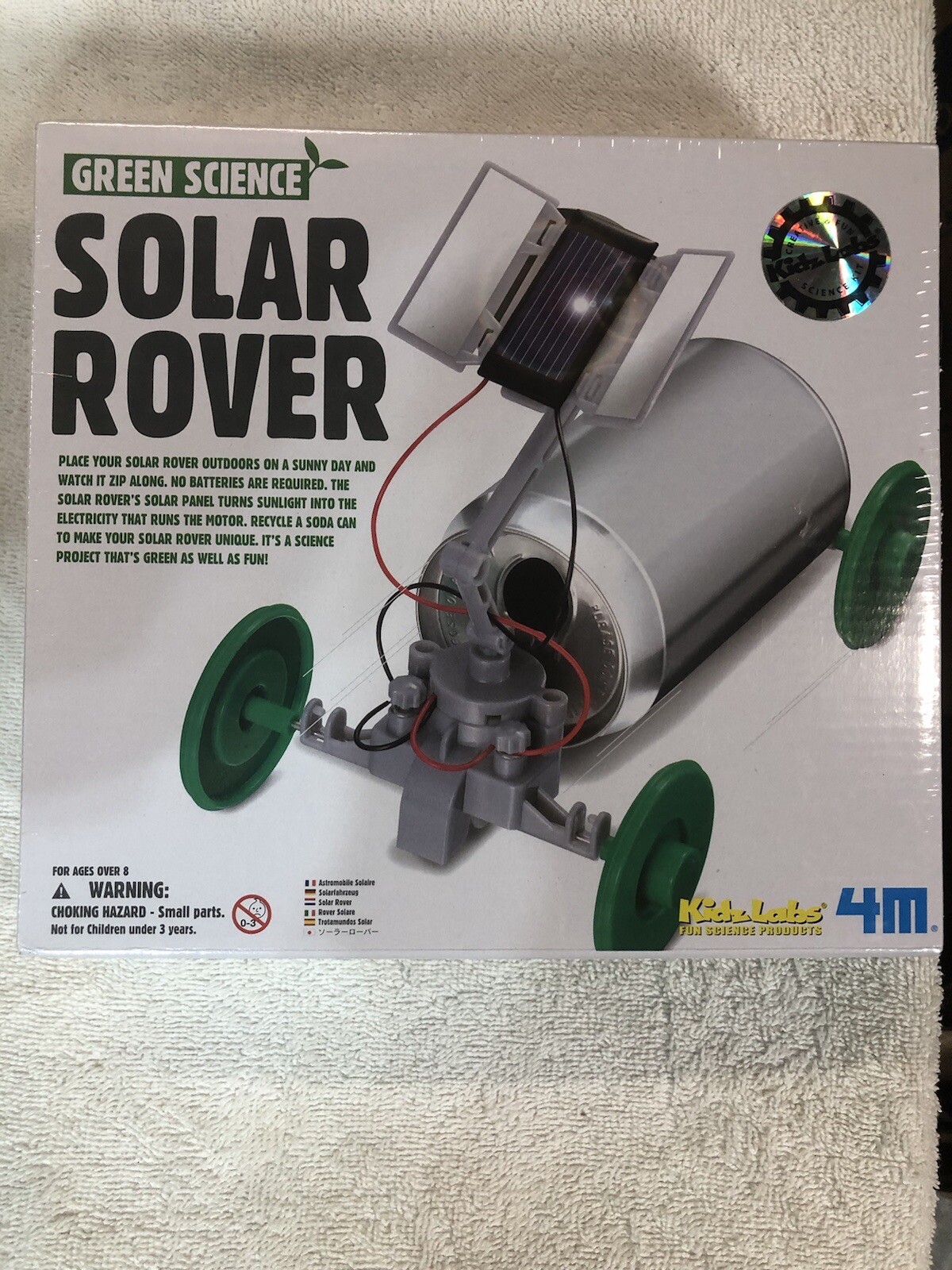 Green Science Solar Rover Experiment Kit For Kids 8+. Mint Still Factory Sealed 