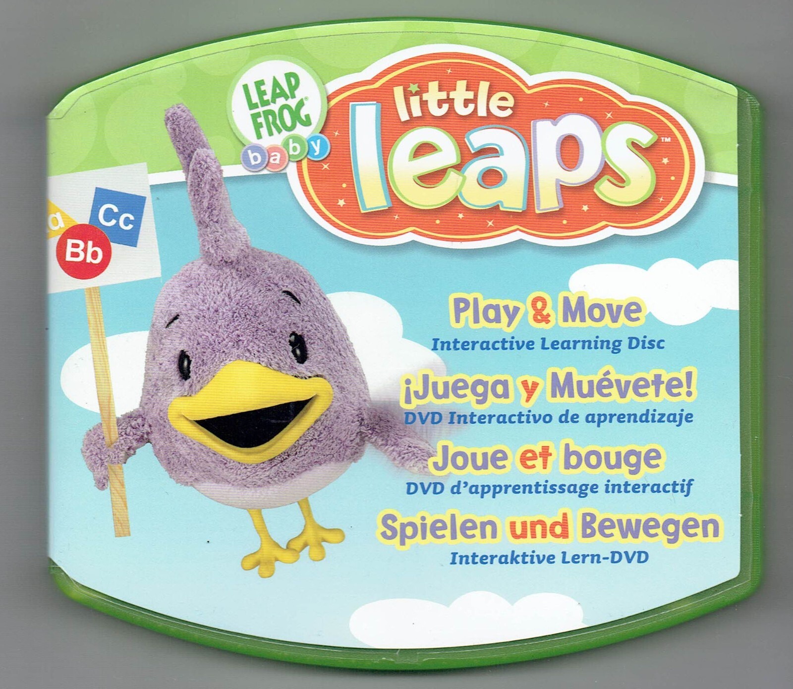 Leapfrog Baby little leaps Play and Move Disc Game Rare Educational