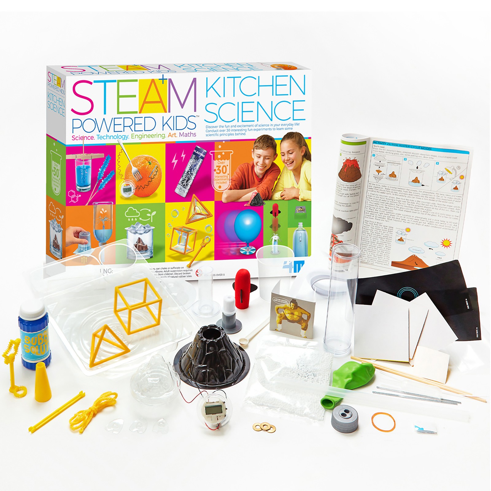 4M: STEAM Powered Kidz – Kitchen Science – DIY 30+ Exciting Home Experiments, 5+