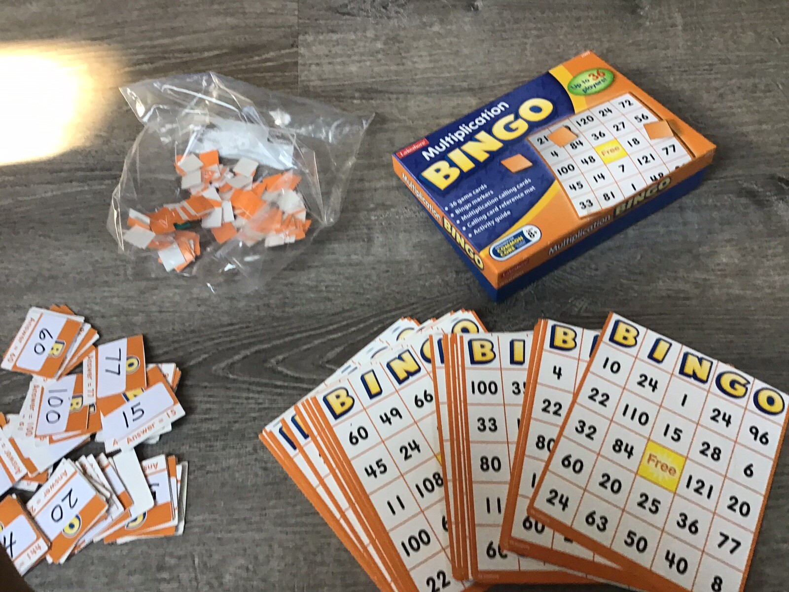 Lakeshore Multiplication Bingo Ages 8+ Up to 36 Players – Lightly used JJ393