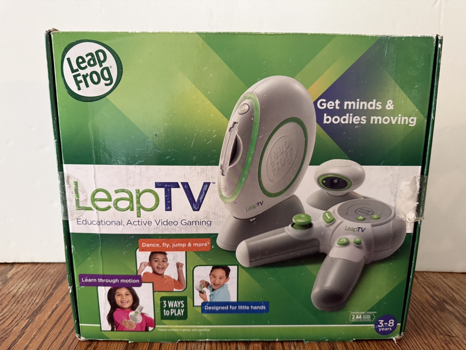 Leap Frog Leap TV Educational Active Video Gaming System Ages 3-8 ~New Open Box