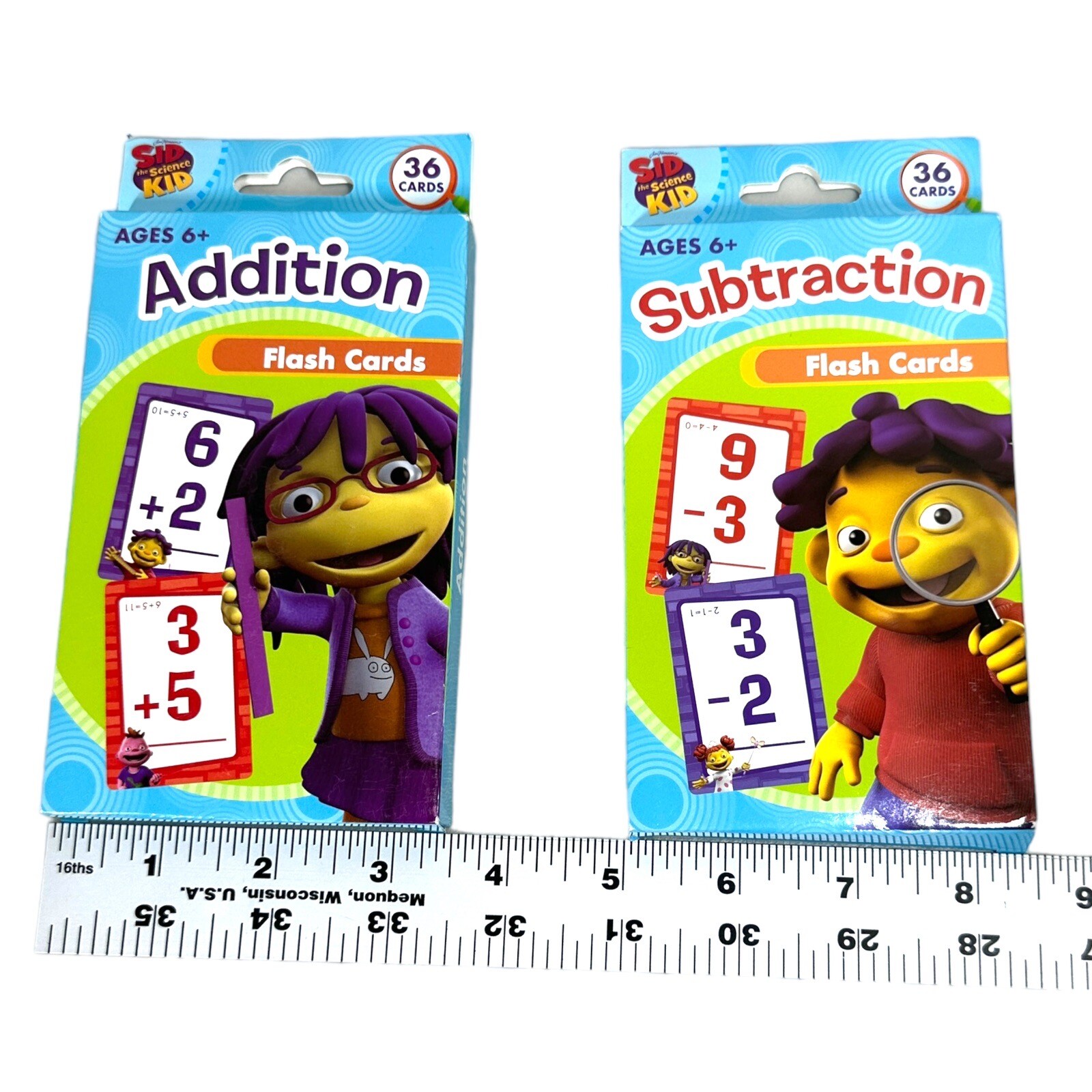 Sid the Science Kid Flash Cards Addition and Subtraction New Jim Henson’s Sealed