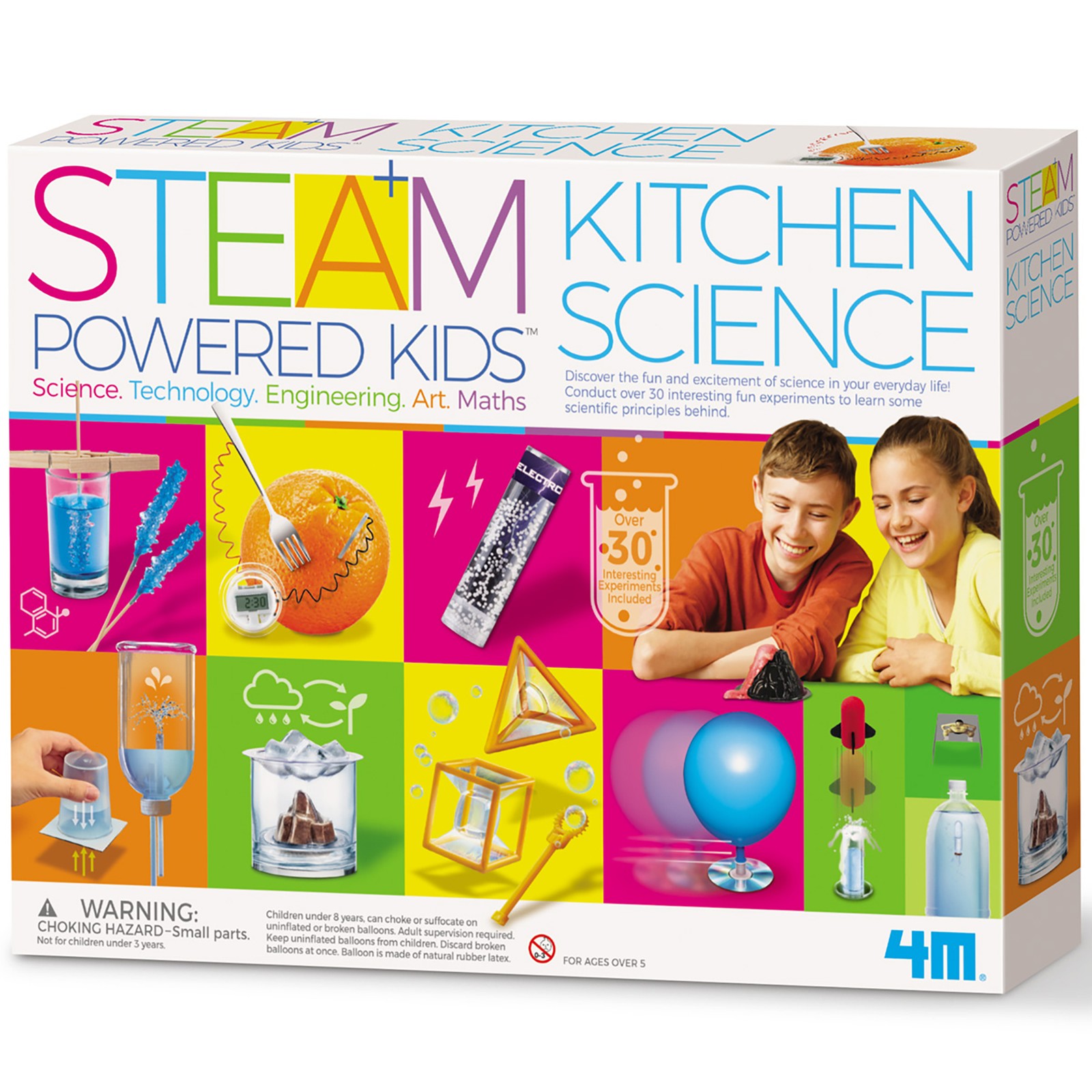 4M: STEAM Powered Kidz – Kitchen Science – DIY 30+ Exciting Home Experiments, 5+