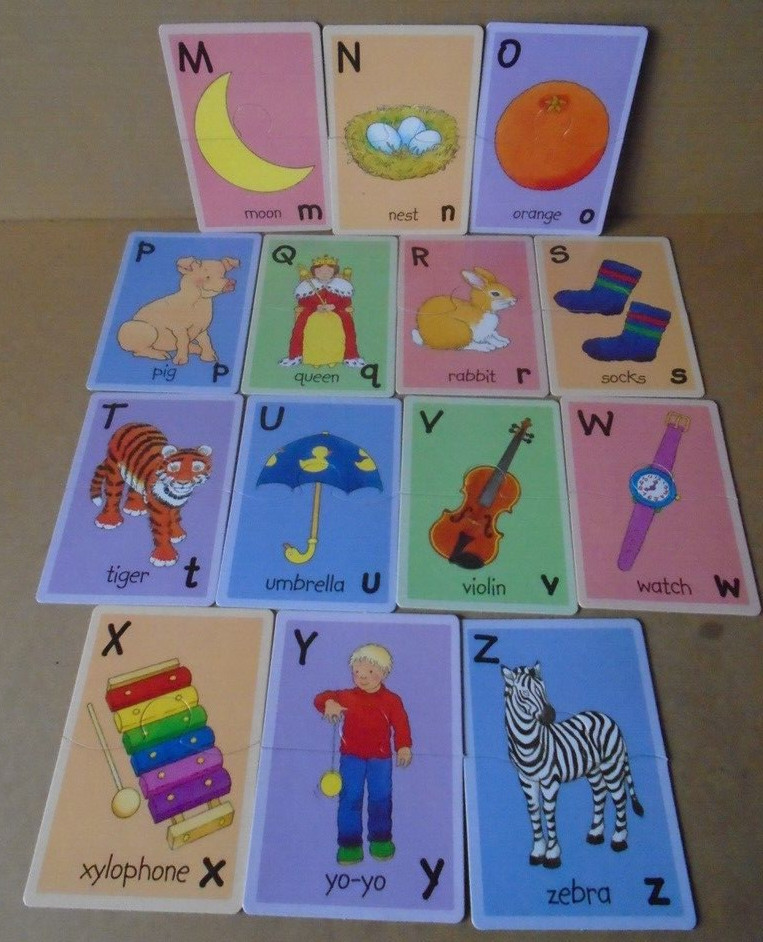 Early Learning Puzzle Set (ABC/Opposites/Numbers) by SpiceBox (100% complete)