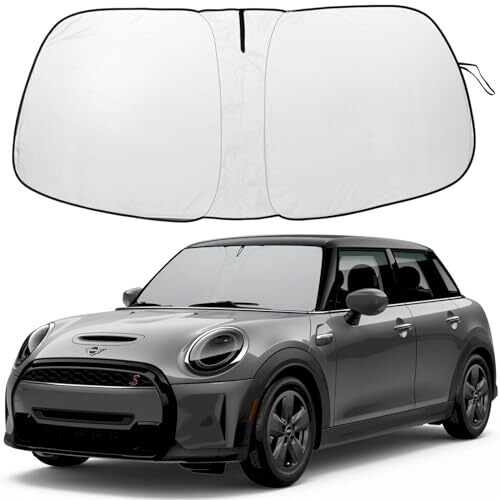 Sliver Front Windshield Sunshade fit for 2015-2024 Mini Cooper Cooper S Hardtop