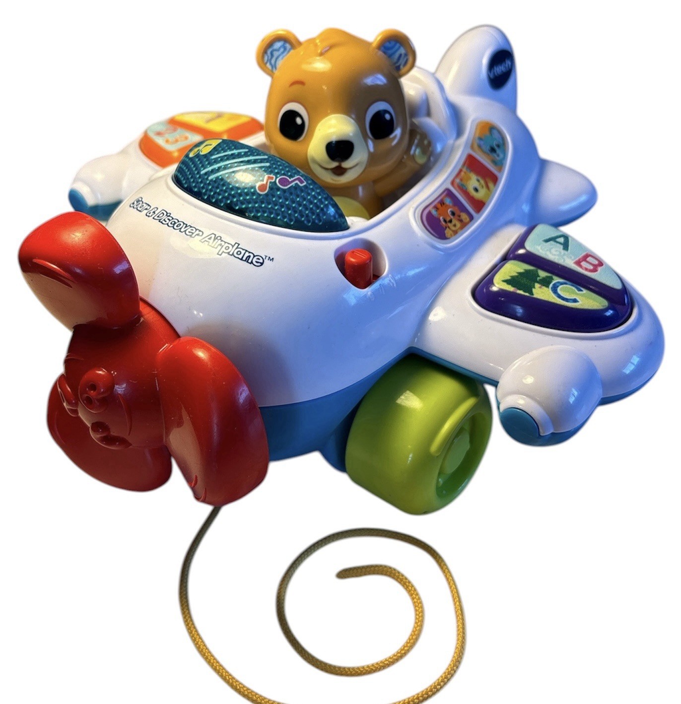 VTech Soar & Discover Airplane Interactive Toy/lights/sound/movement/9-36 months