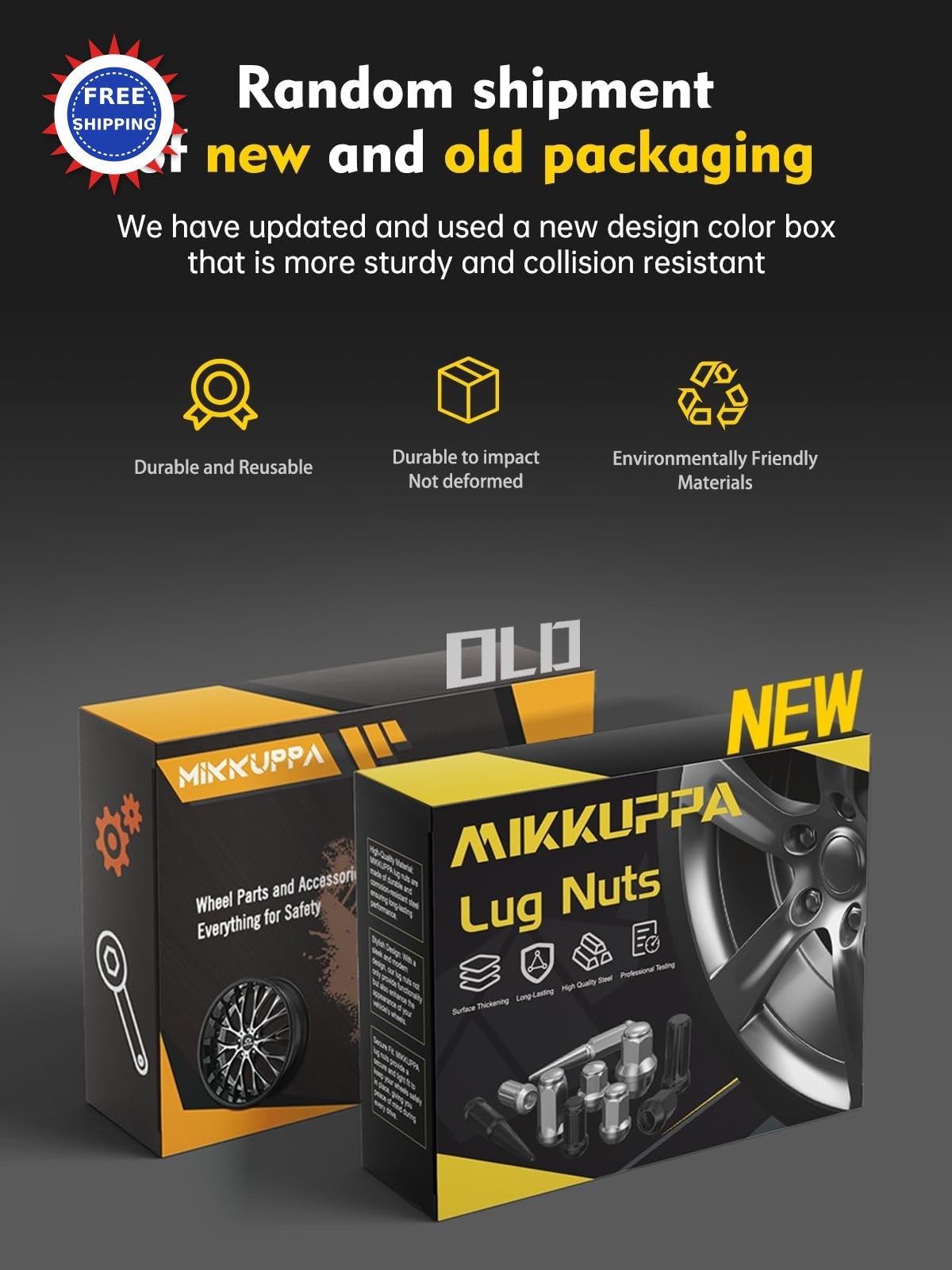 MIKKUPPA M14x15 Wheel Lug Nut 32pcs Black Compatible with Chevy Silverado 1500