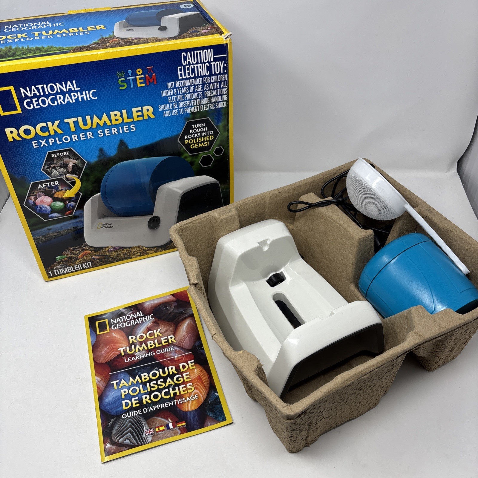 NATIONAL GEOGRAPHIC EXPLORER SERIES ROCK TUMBLER SET