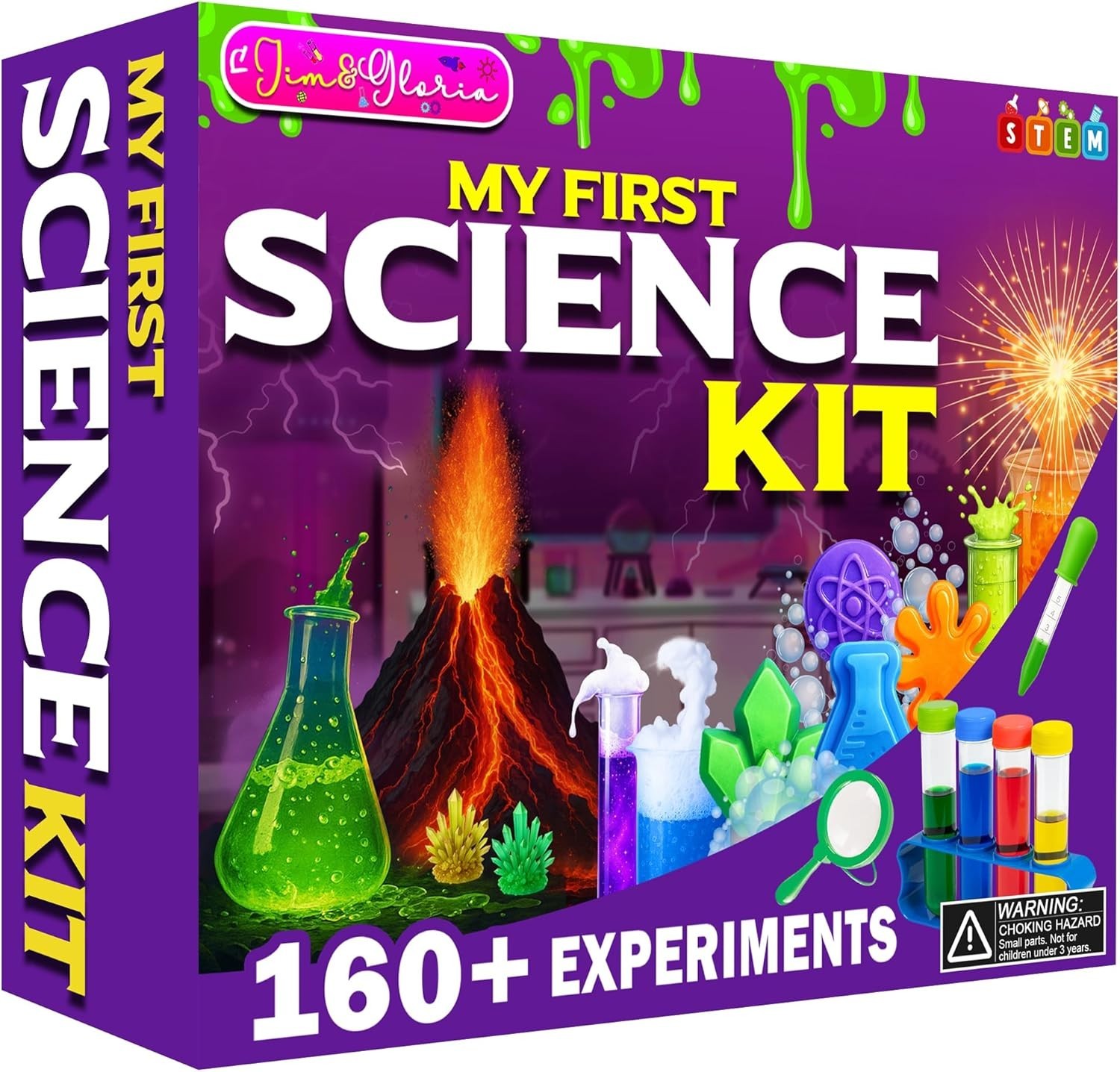 Jim&Gloria Science Kits for Kids Age 5-7 8-12 Year Old Birthday Gifts for Girls