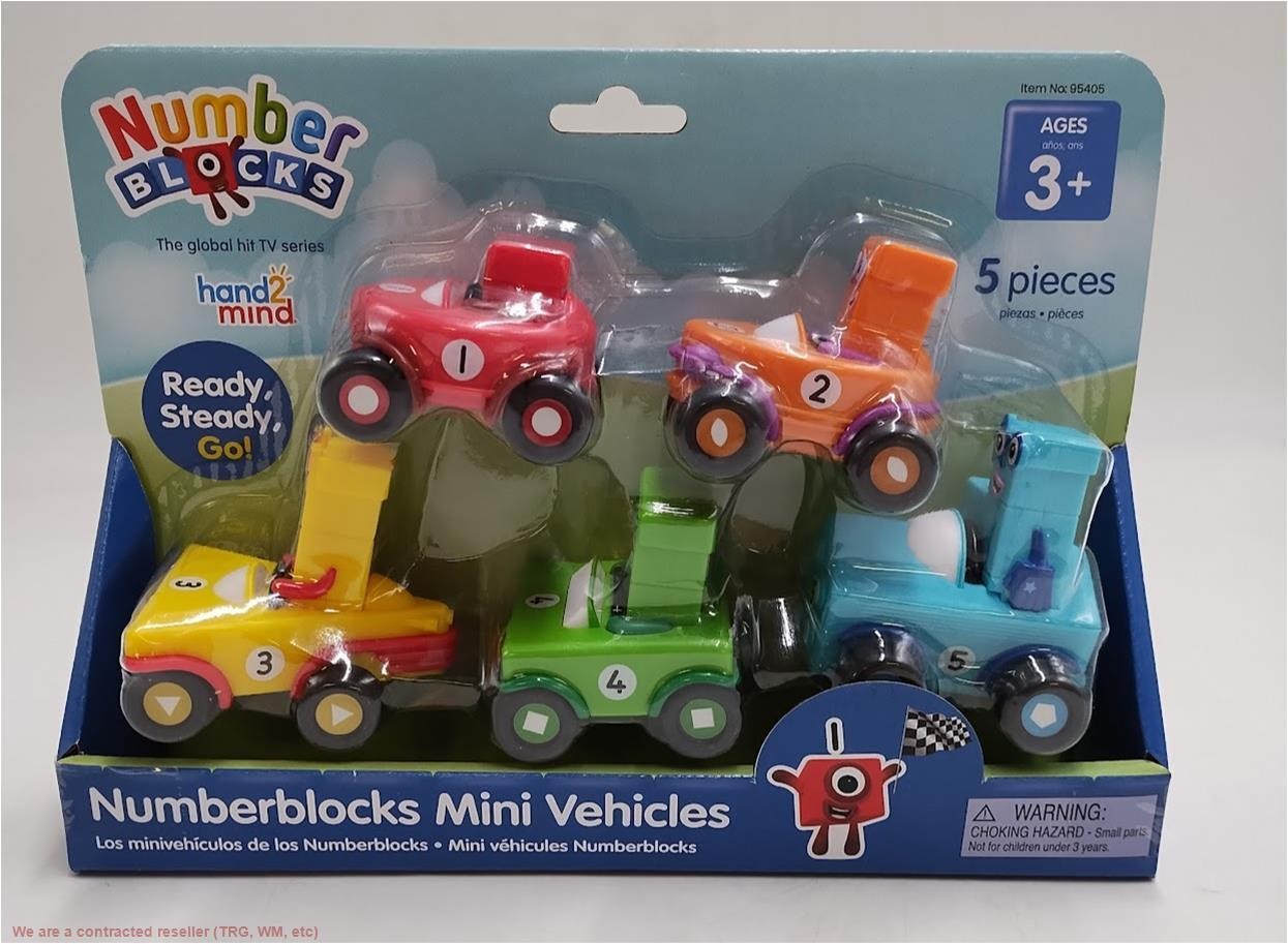 Hand2Mind Numberblocks Mini Vehicles