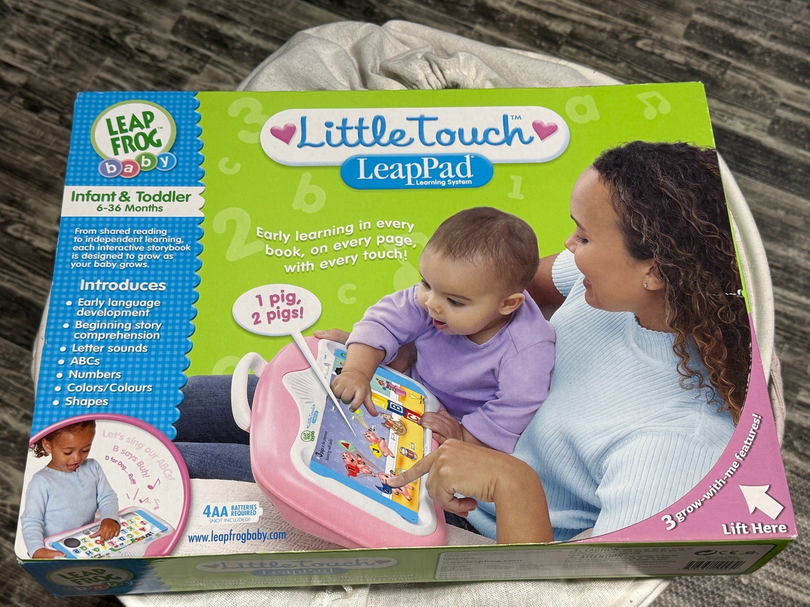 Leap Frog ~ Little Touch ~ Leap Pad Learning System Infant & Toddler ~ PINK