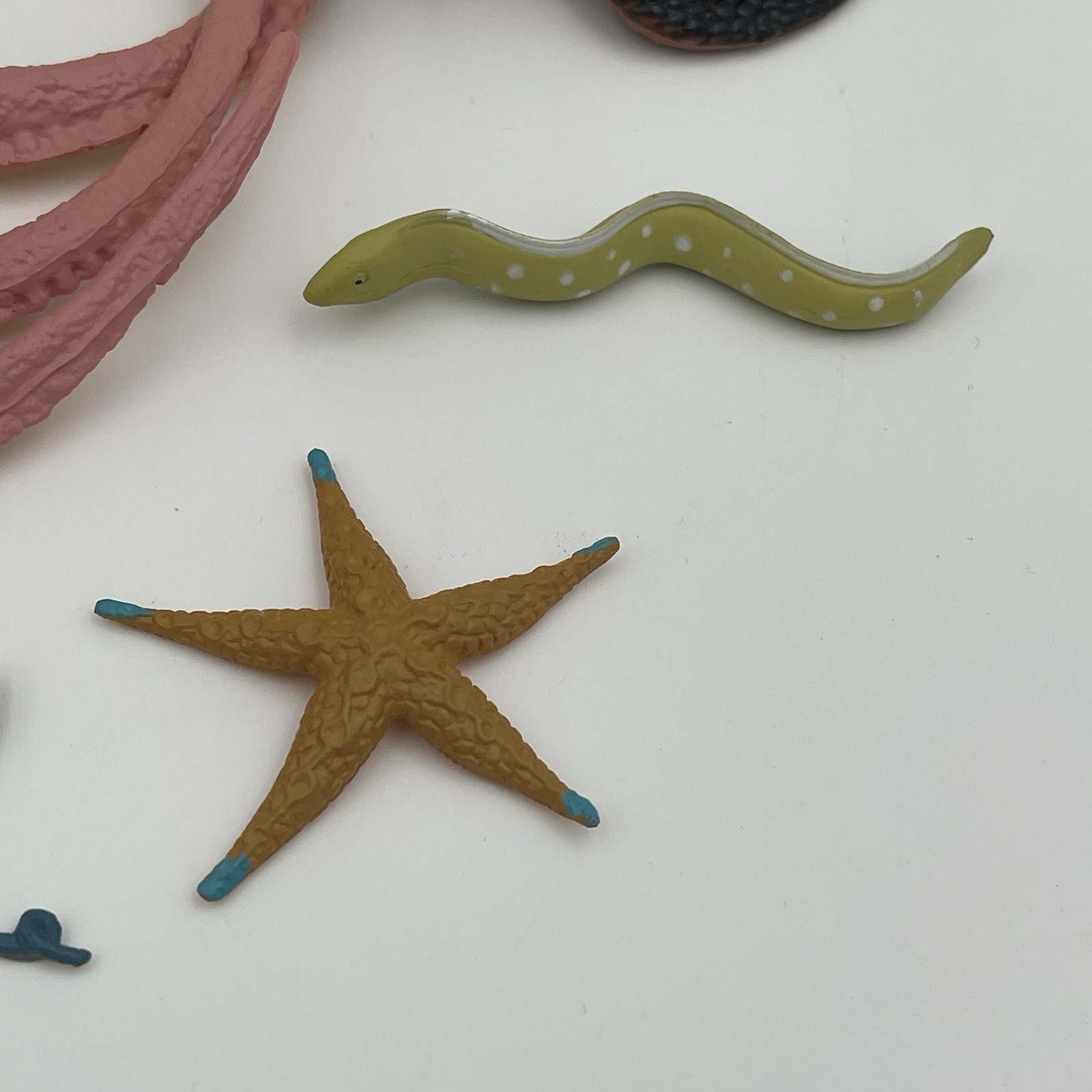 Sea Animal Ocean Creature Toy Lot – Octopus, Seahorse, Turtle, Star Fish, Eel +