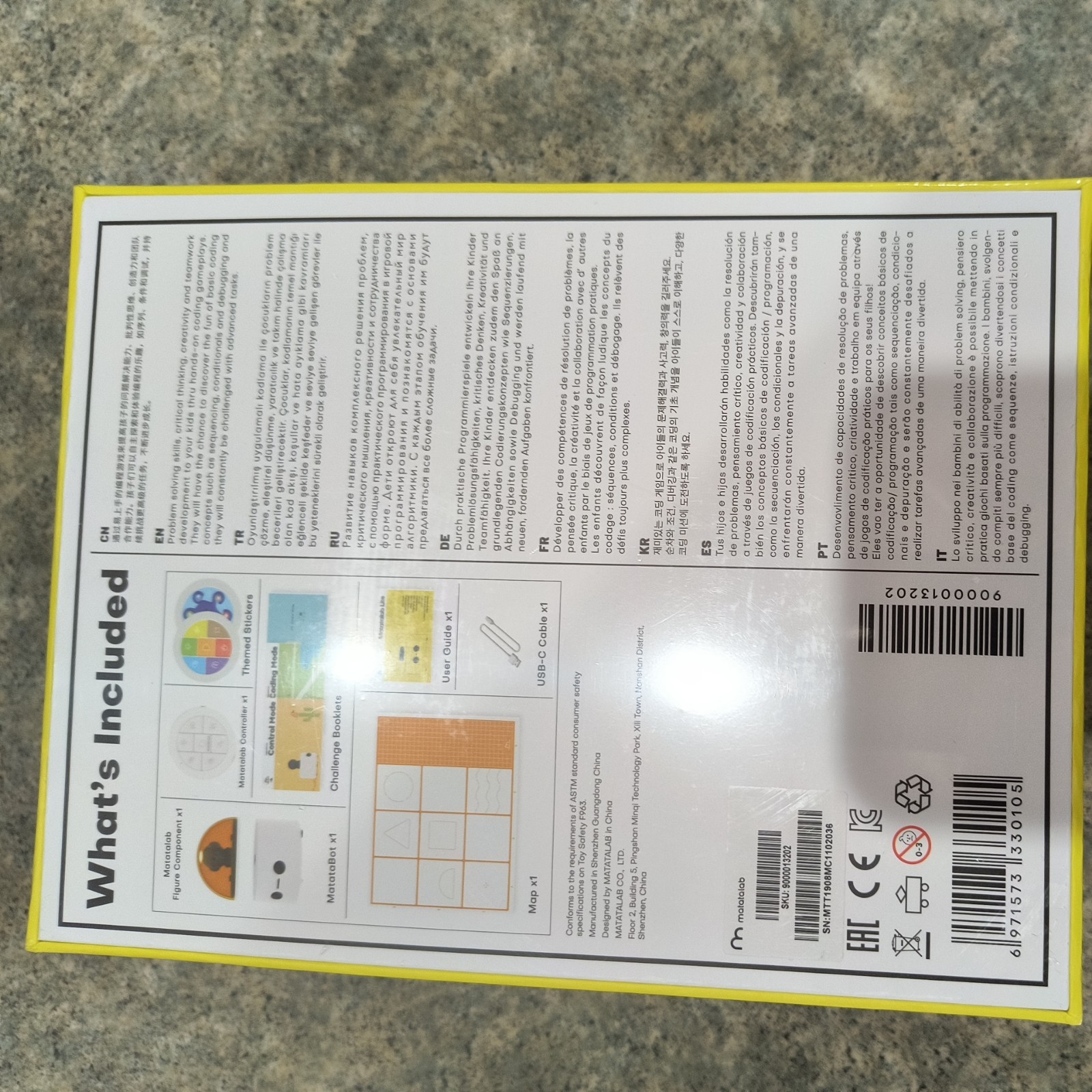 NEW MATATALAB Lite Coding/Programming Robot STEM Ages 4-7 Educational Learning