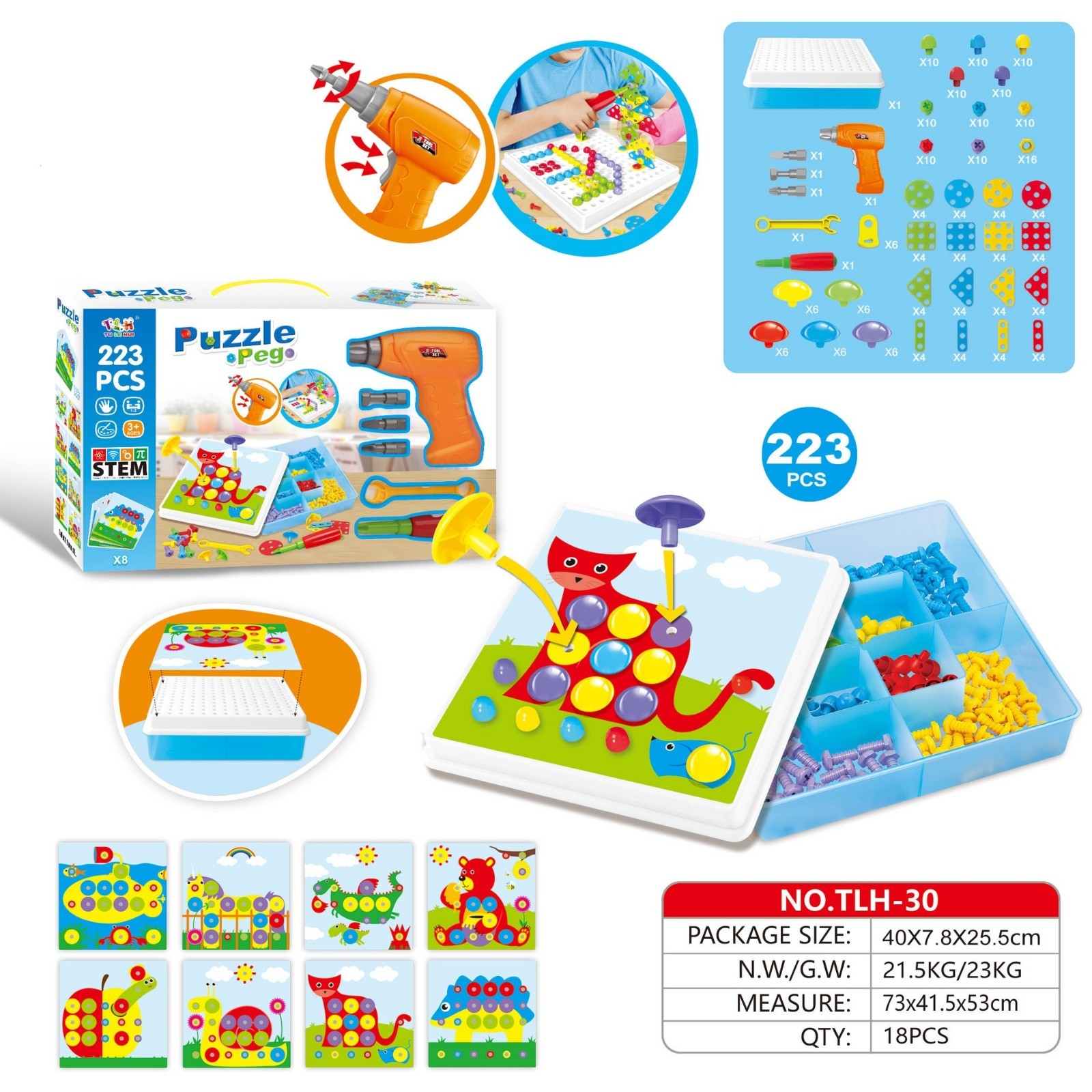 Educational Building Blocks Kit – Creative Construction Sets for Kids Learning S