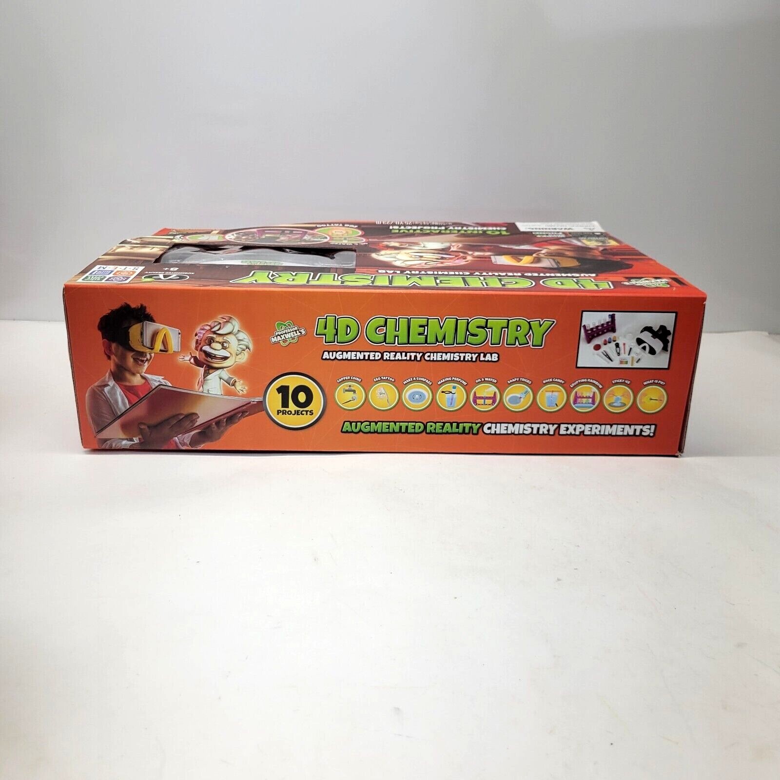 Professor Maxwells 4D Augmented Reality Chemistry Lab Stem Incomplete Open Box