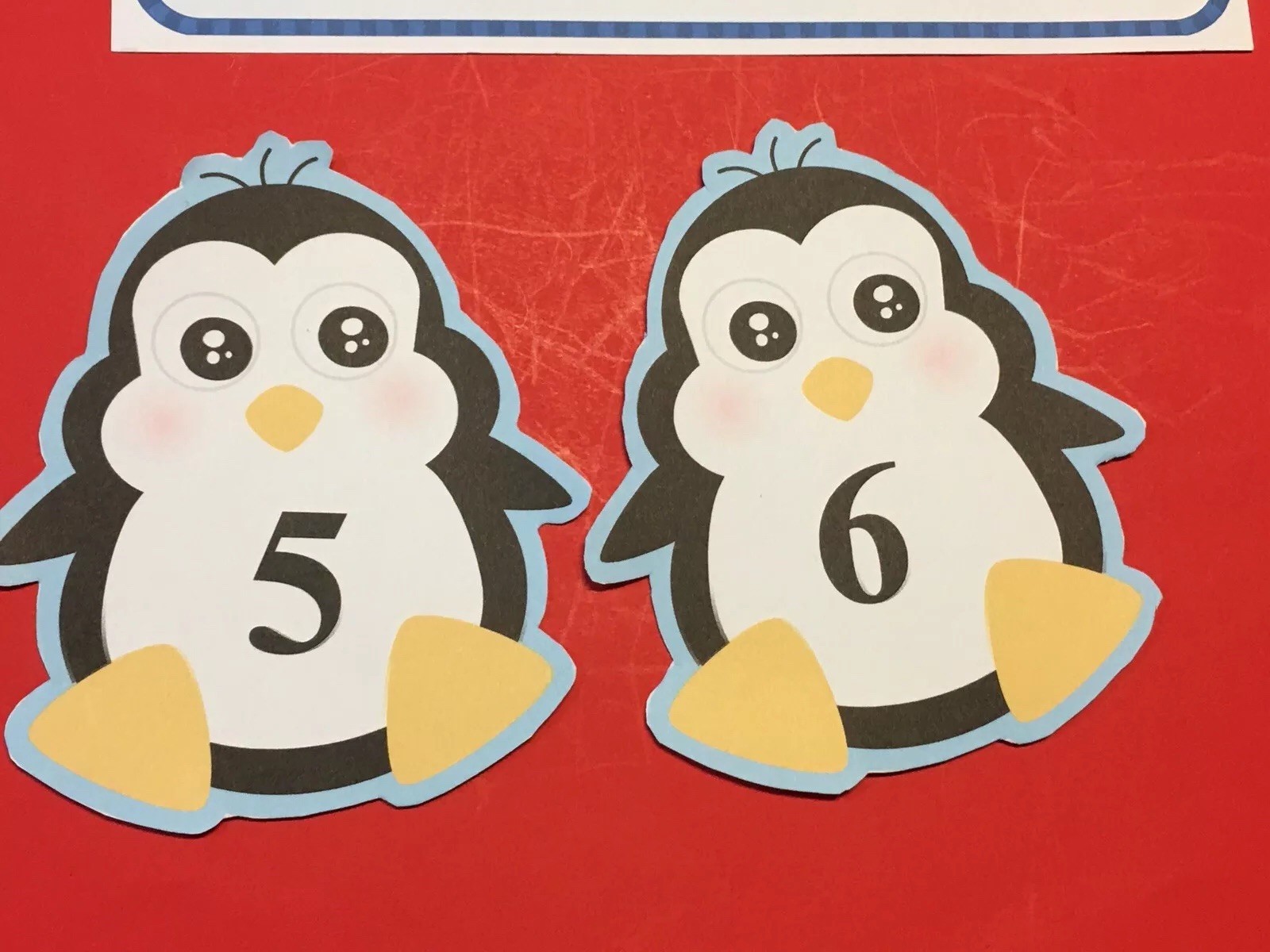 Six Little Penguins – FLANNEL FELT BOARD LAMINATED STORY and PIECES
