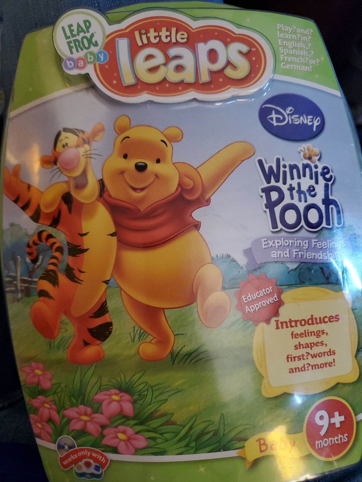 Little Leaps Disney Winnie the Pooh Leap Frog Baby Interactive Learn NEW TB046
