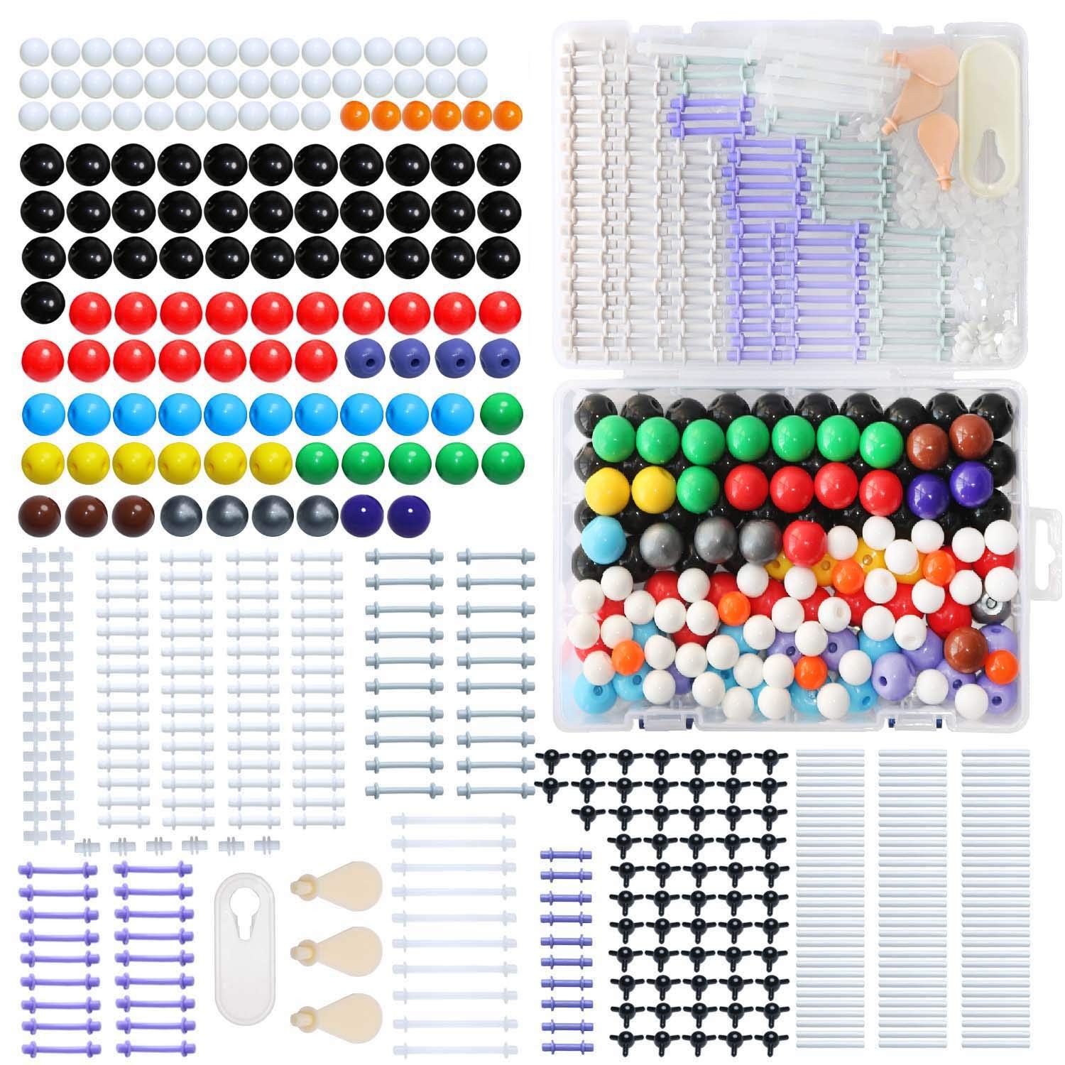Chemistry Molecular Model Kit (444 Pieces), Student or Teacher Set for Organic a