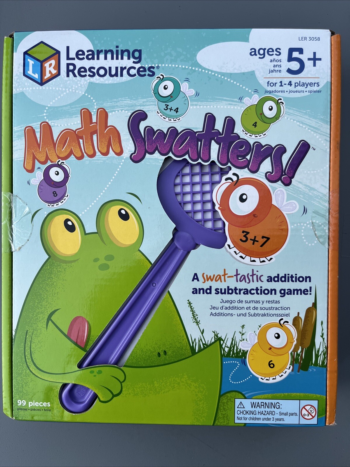 Learning Resources Mathswatters Addition & Subtraction Game – 99 Pieces, Age 5+