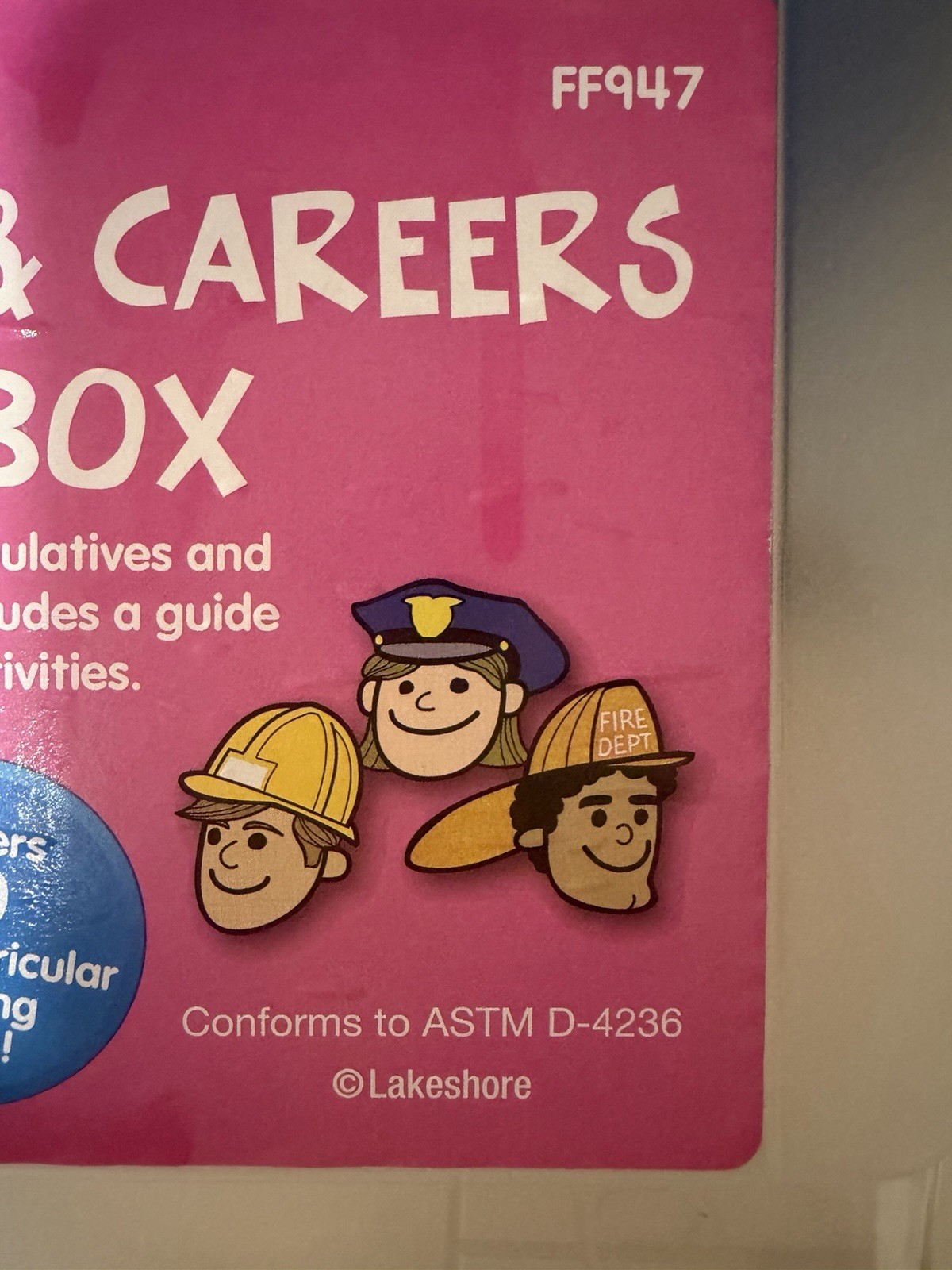 Lakeshore Learning Community & Careers Theme Box Ages 3+ New