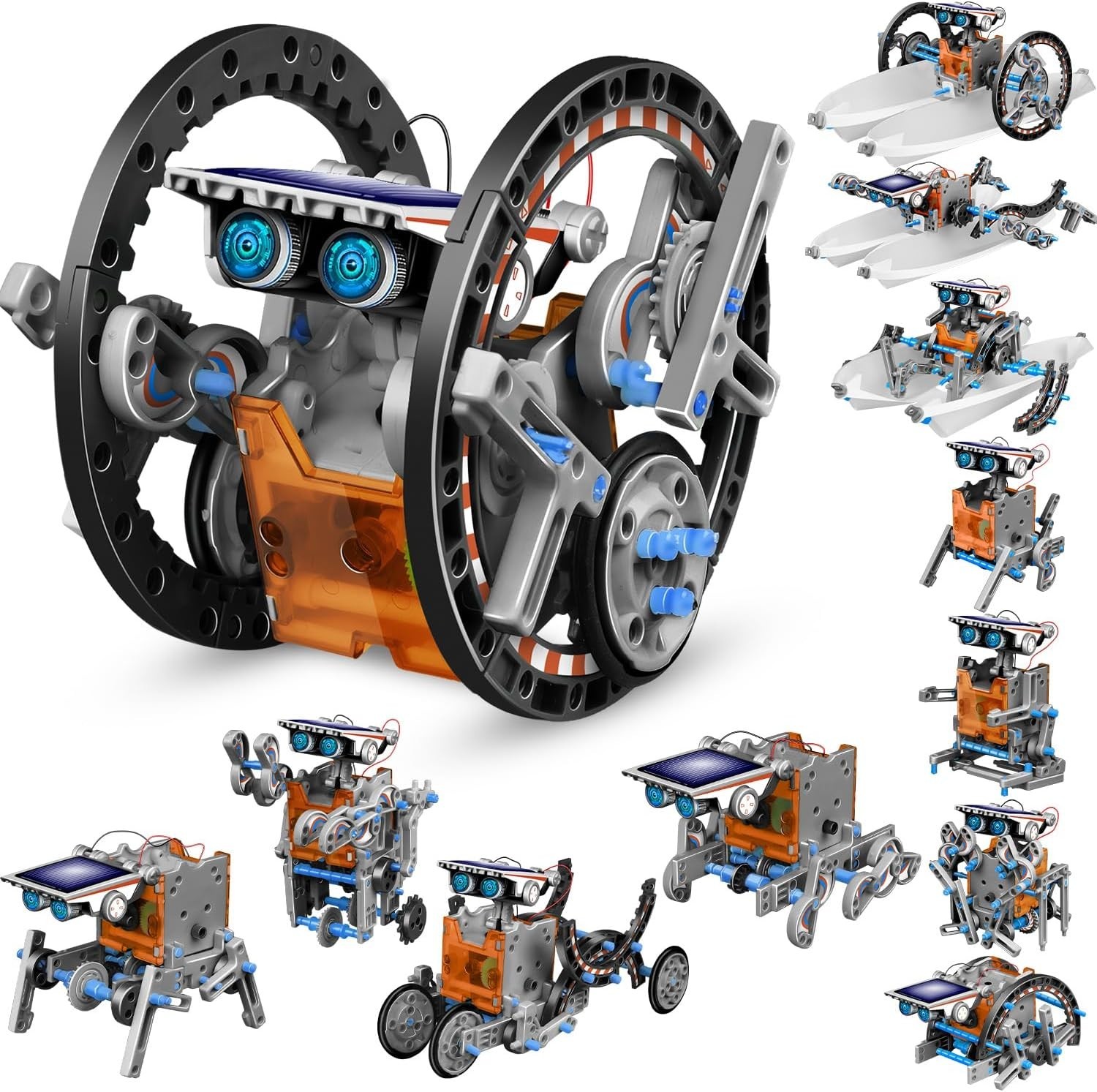 13-In-1 Solar Robot Toys for Ages 8 9 10 11 12 Year Old Boys Girls, STEM Science