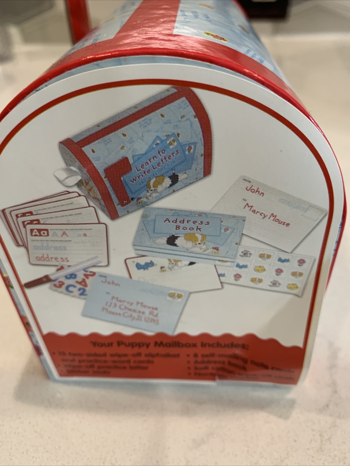 LEARN TO WRITE LETTERS ABC WIPE OFF FUN PUPPY MAIL BOX PI KIDS