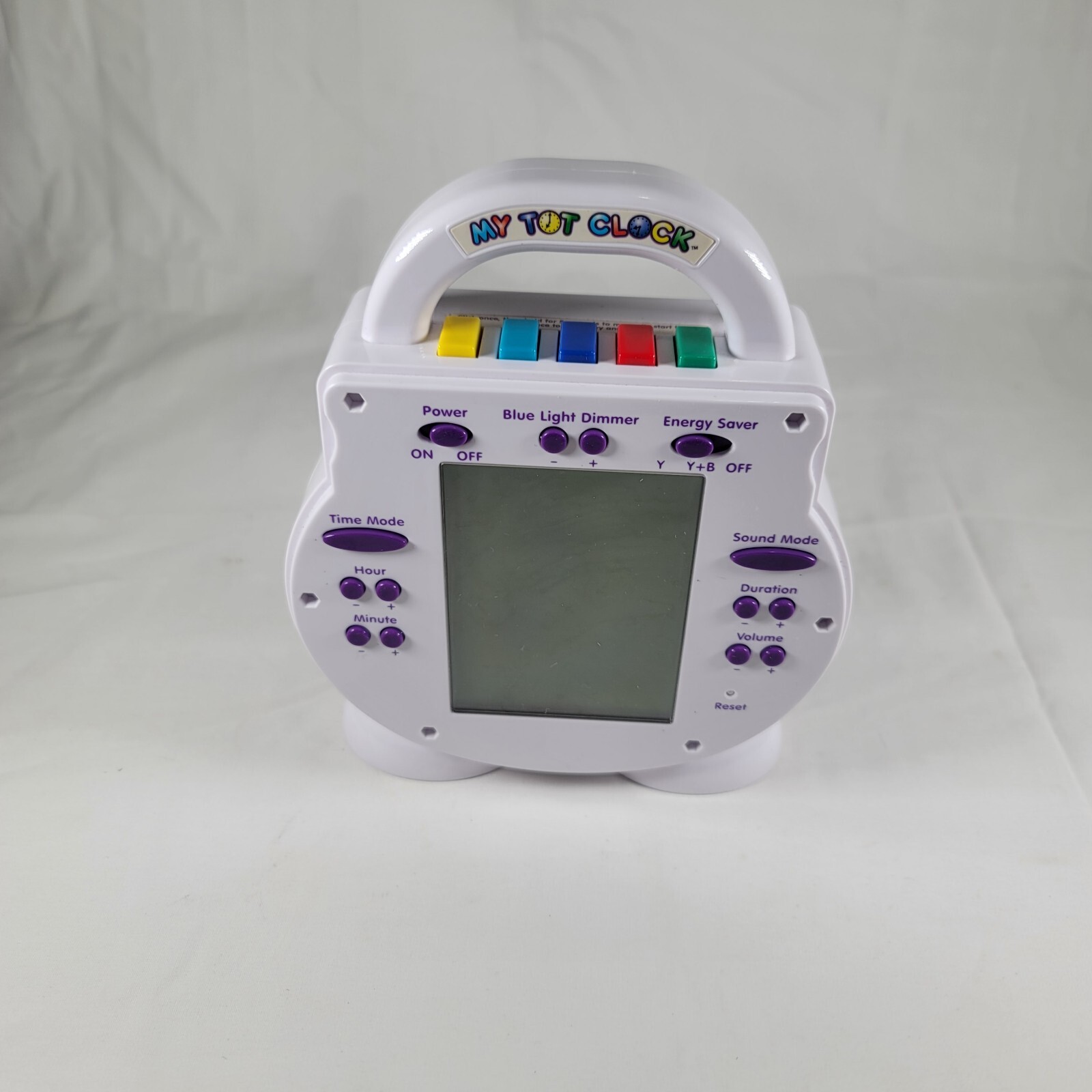 My Tot Clock All-In-One Toddler Sleep Aid Alarm Nightlight No Power Cord