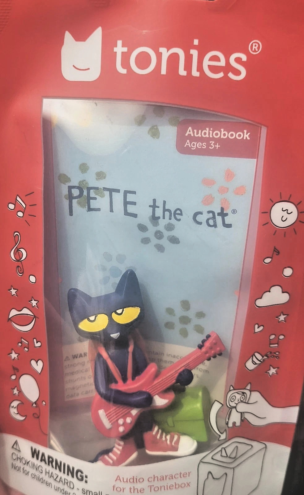 TONIES PETE The CAT Rock On! Audio Play Character FIGURE Tonie Toniebox~NEW