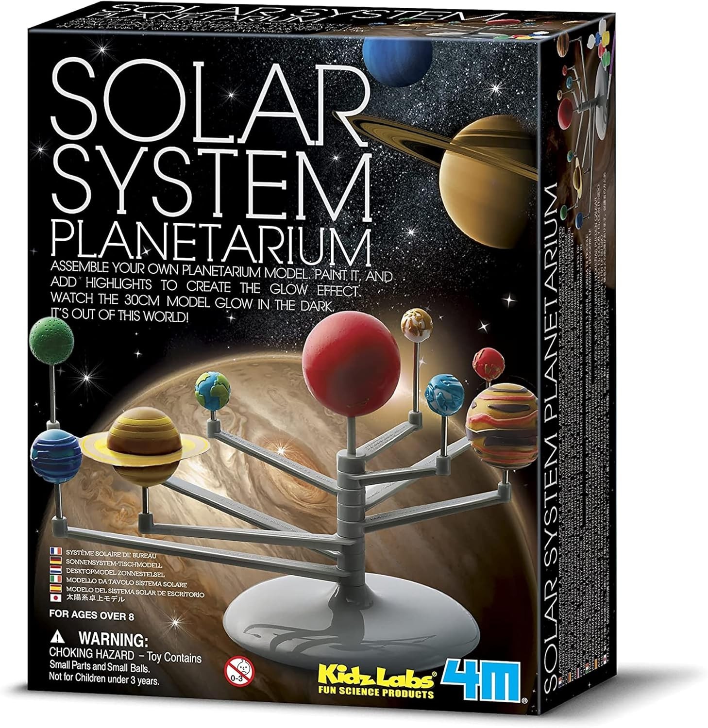 DIY Glow-in-the-Dark Solar System Planetarium Kit – Ideal STEM Gift for Kids